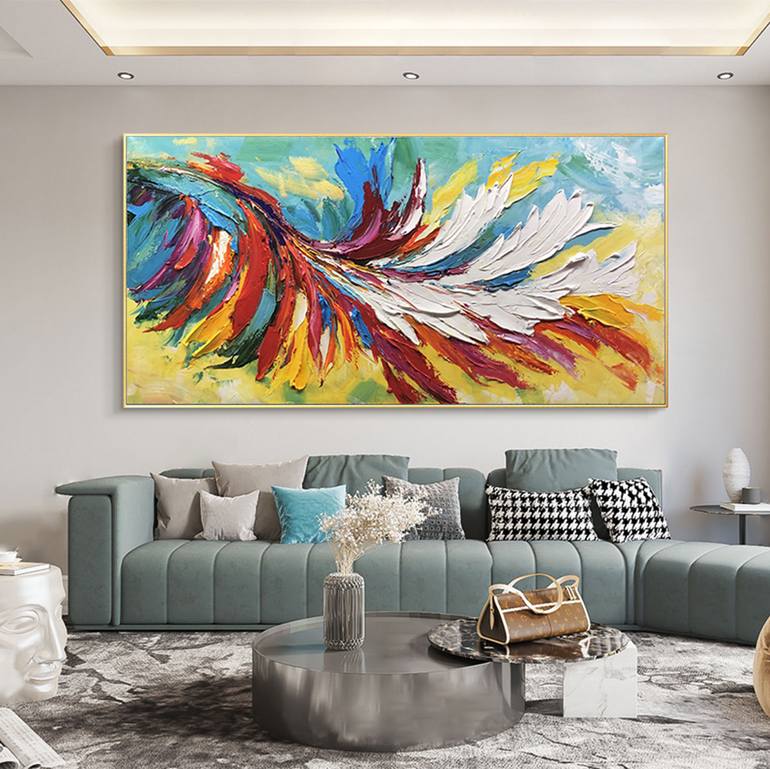 Original Abstract Expressionism Abstract Painting by Jingshen You