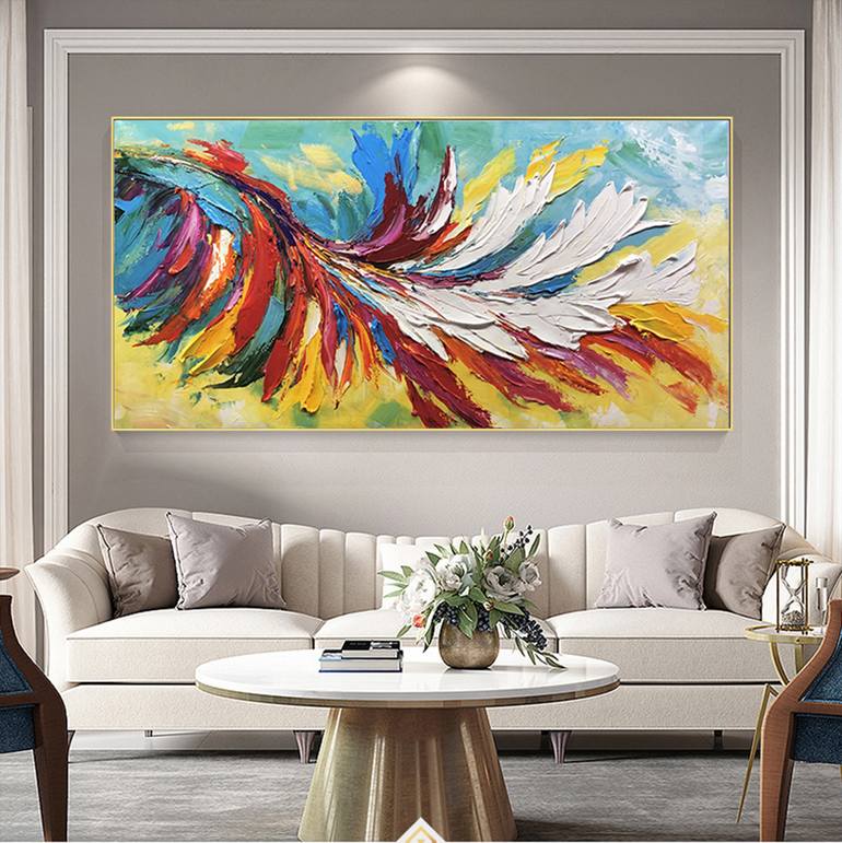 Original Abstract Expressionism Abstract Painting by Jingshen You