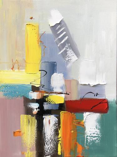 Original Abstract Expressionism Abstract Paintings by Jingshen You