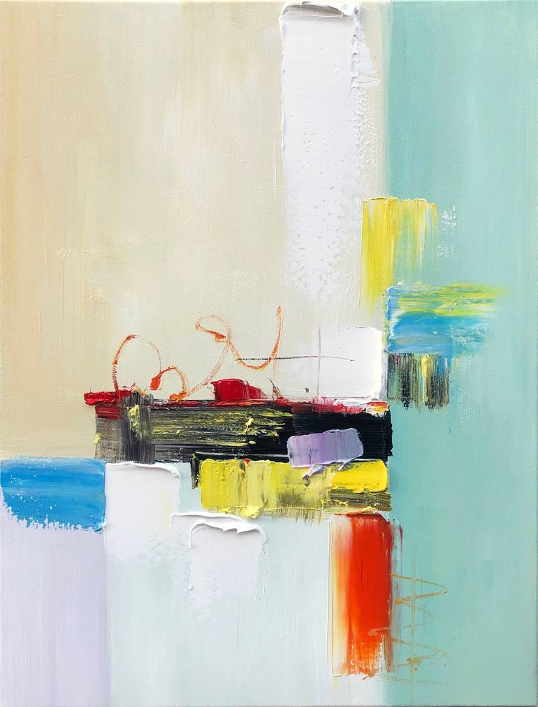 Face abstract 994 Painting by Jingshen You | Saatchi Art