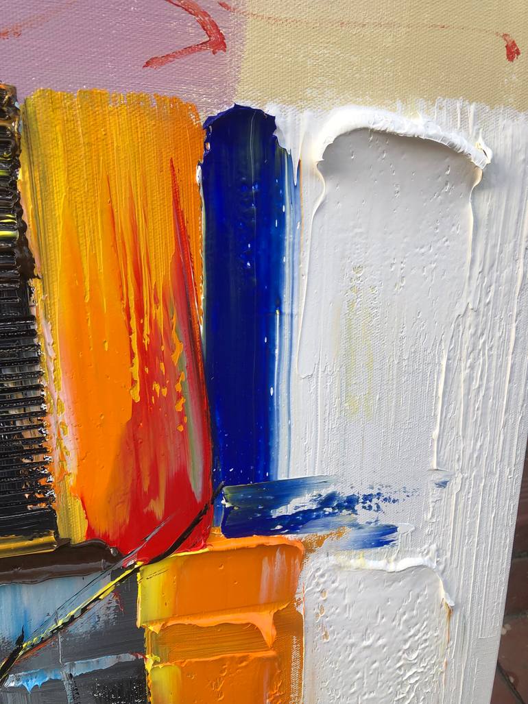 Original Abstract Expressionism Abstract Painting by Jingshen You