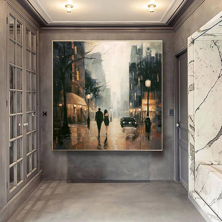Original Abstract Expressionism Abstract Painting by Jingshen You