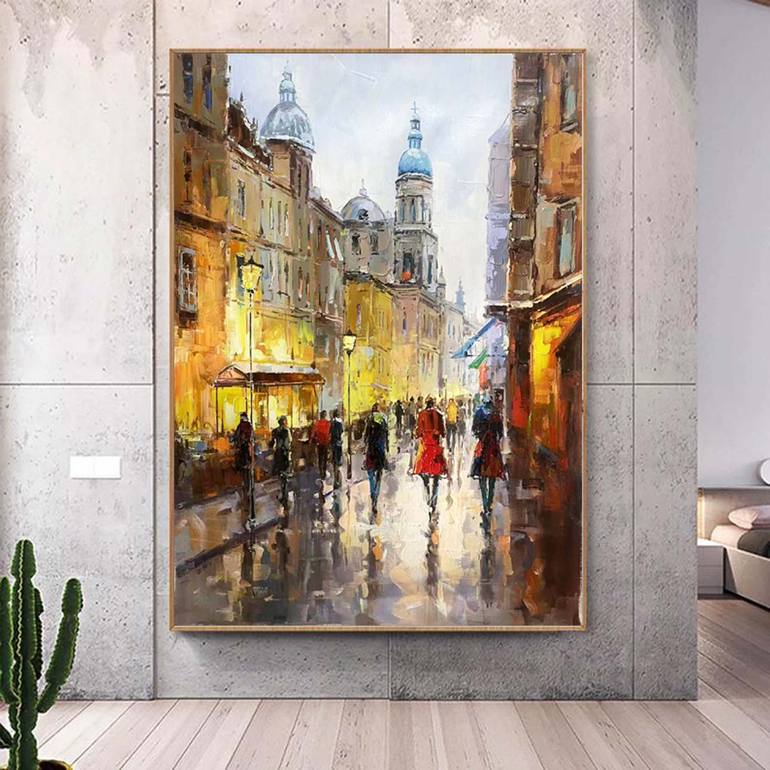 Original Abstract Expressionism Abstract Painting by Jingshen You