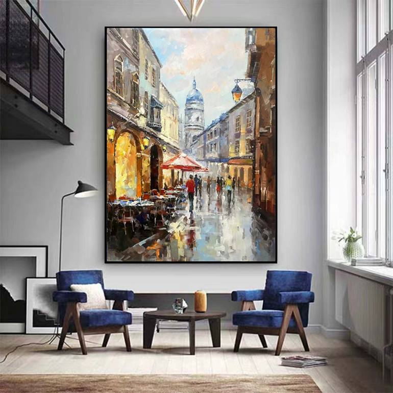 Original Abstract Expressionism Abstract Painting by Jingshen You