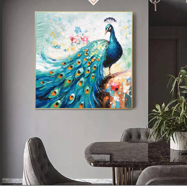 Original Abstract Expressionism Abstract Painting by Jingshen You