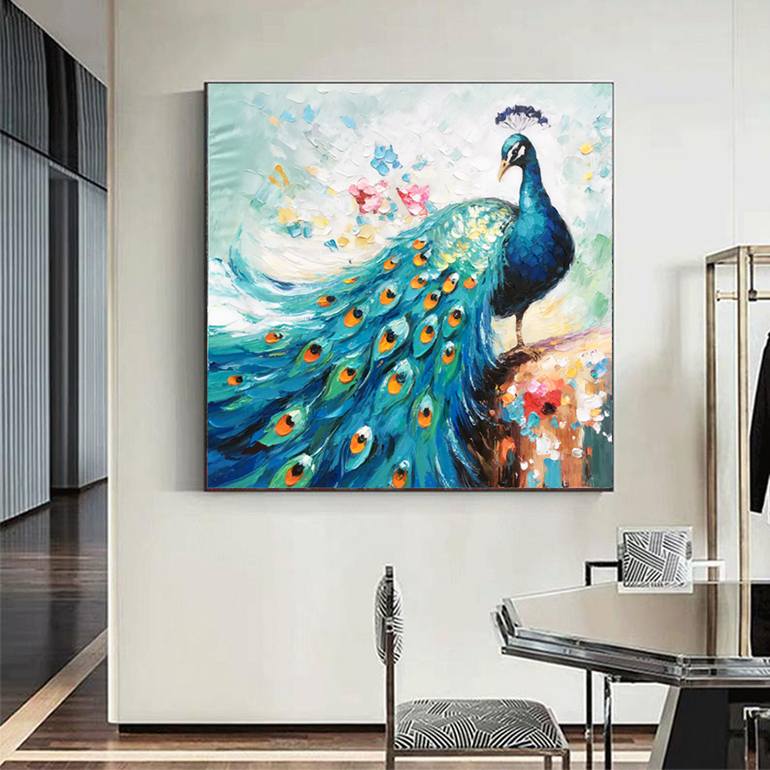 Original Abstract Expressionism Abstract Painting by Jingshen You