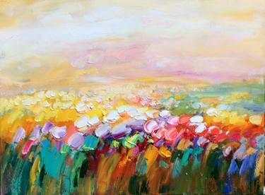 Original Abstract Expressionism Abstract Painting by Jingshen You