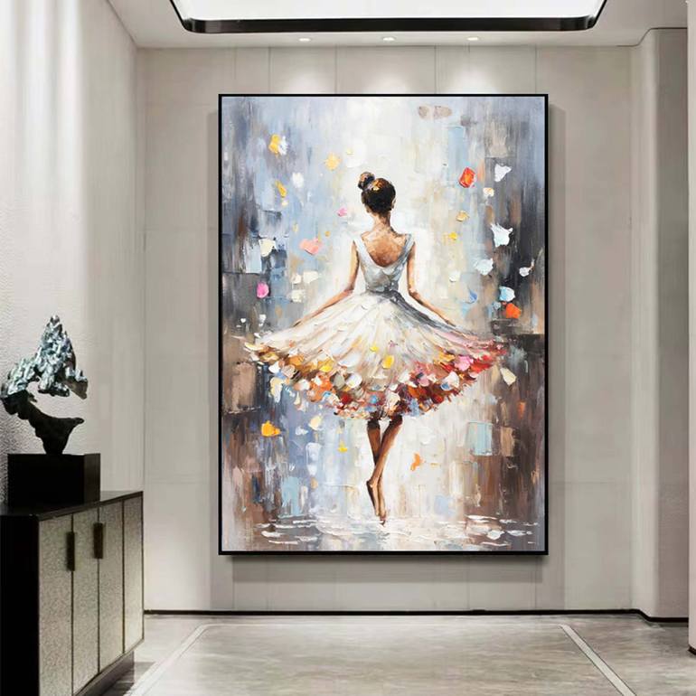 Original Abstract Expressionism Abstract Painting by Jingshen You