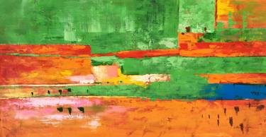 Original Abstract Expressionism Abstract Painting by Jingshen You
