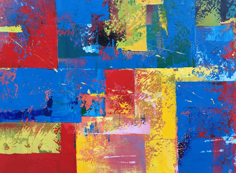 Original Abstract Expressionism Abstract Painting by Jingshen You