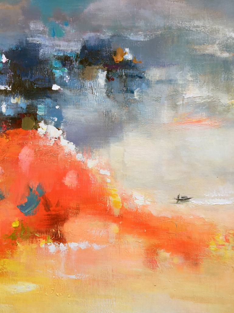 Original Abstract Expressionism Abstract Painting by Jingshen You