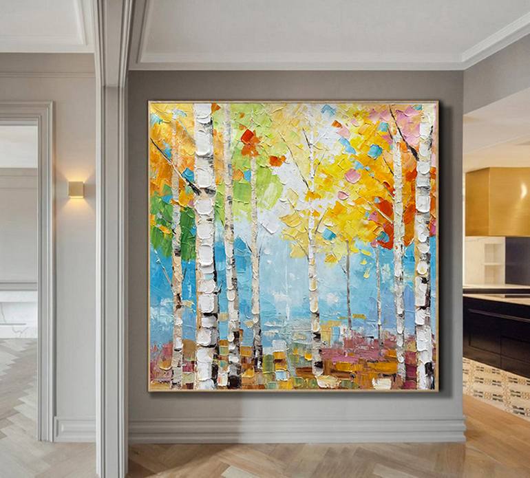 Original Abstract Expressionism Abstract Painting by Jingshen You