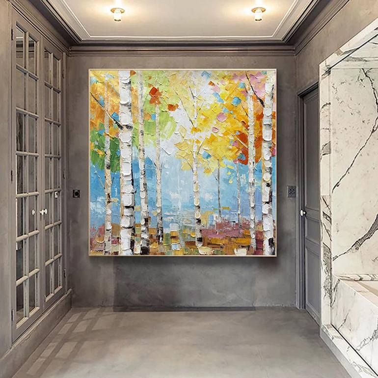 Original Abstract Expressionism Abstract Painting by Jingshen You