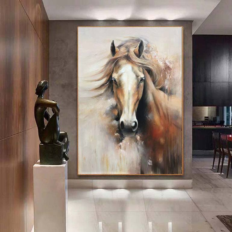 Original Abstract Expressionism Abstract Painting by Jingshen You