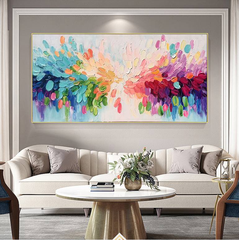 Original Abstract Expressionism Abstract Painting by Jingshen You