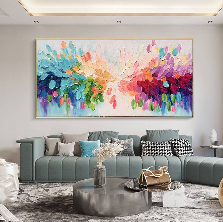 Original Abstract Expressionism Abstract Painting by Jingshen You