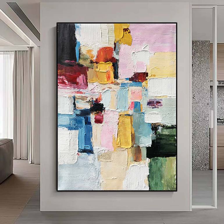 Original Abstract Expressionism Abstract Painting by Jingshen You