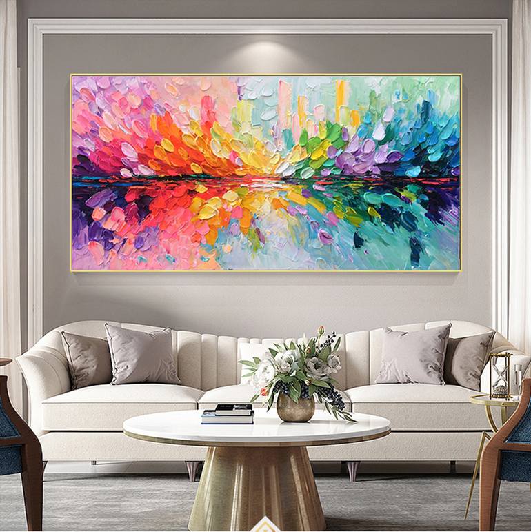 Original Abstract Expressionism Abstract Painting by Jingshen You