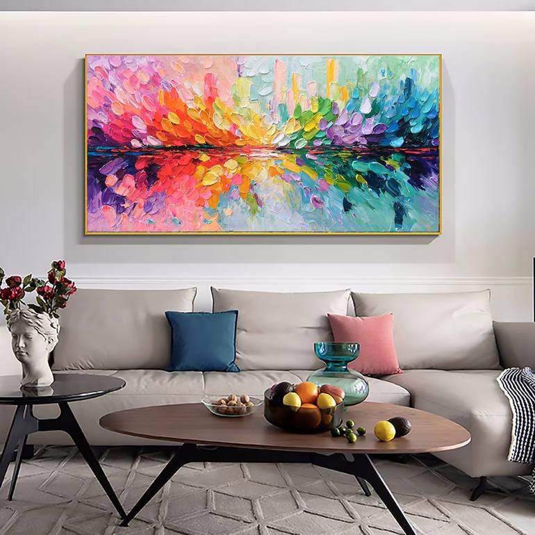 Original Abstract Expressionism Abstract Painting by Jingshen You
