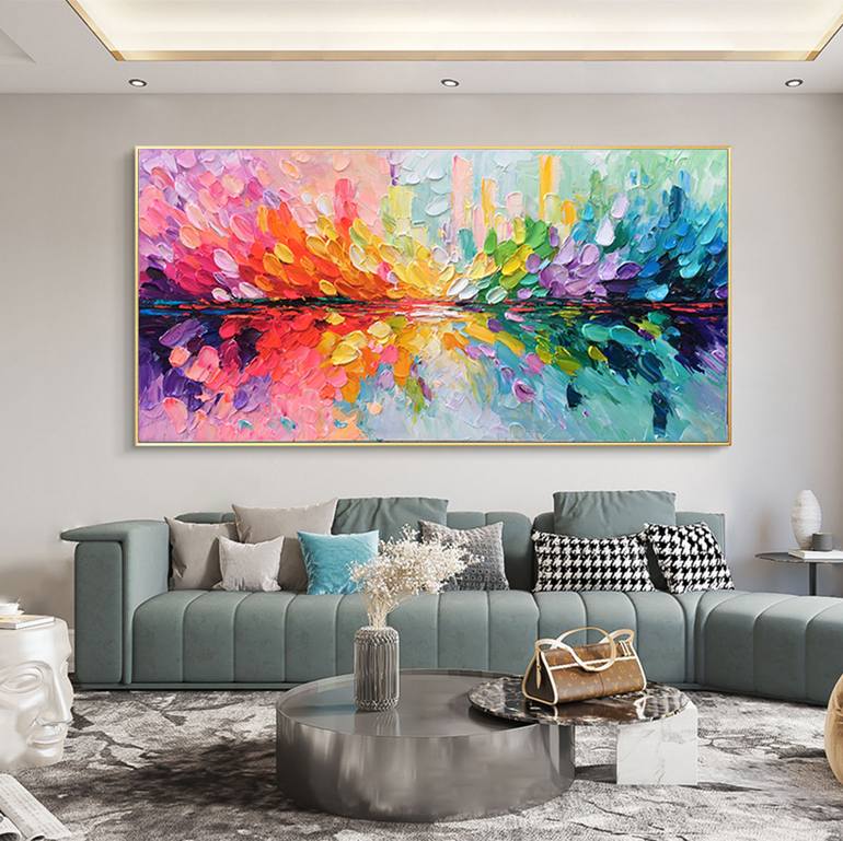 Original Abstract Expressionism Abstract Painting by Jingshen You