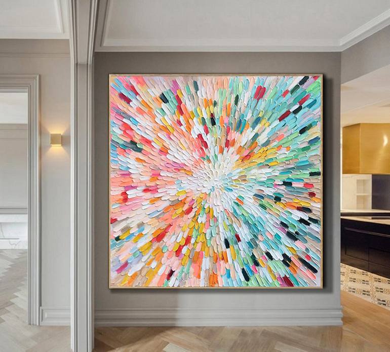 Original Abstract Expressionism Abstract Painting by Jingshen You