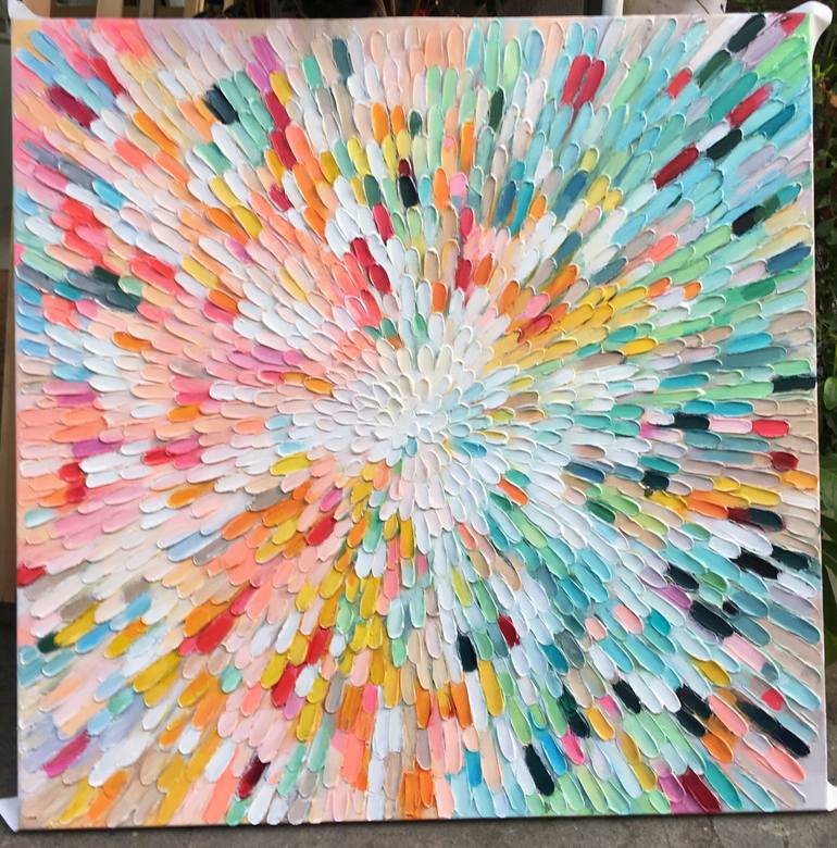 Original Abstract Expressionism Abstract Painting by Jingshen You