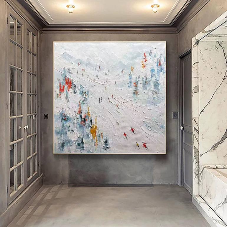 Original Abstract Expressionism Abstract Painting by Jingshen You