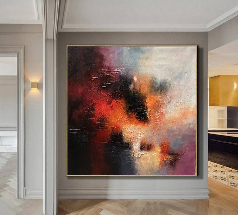 Original Abstract Expressionism Abstract Painting by Jingshen You