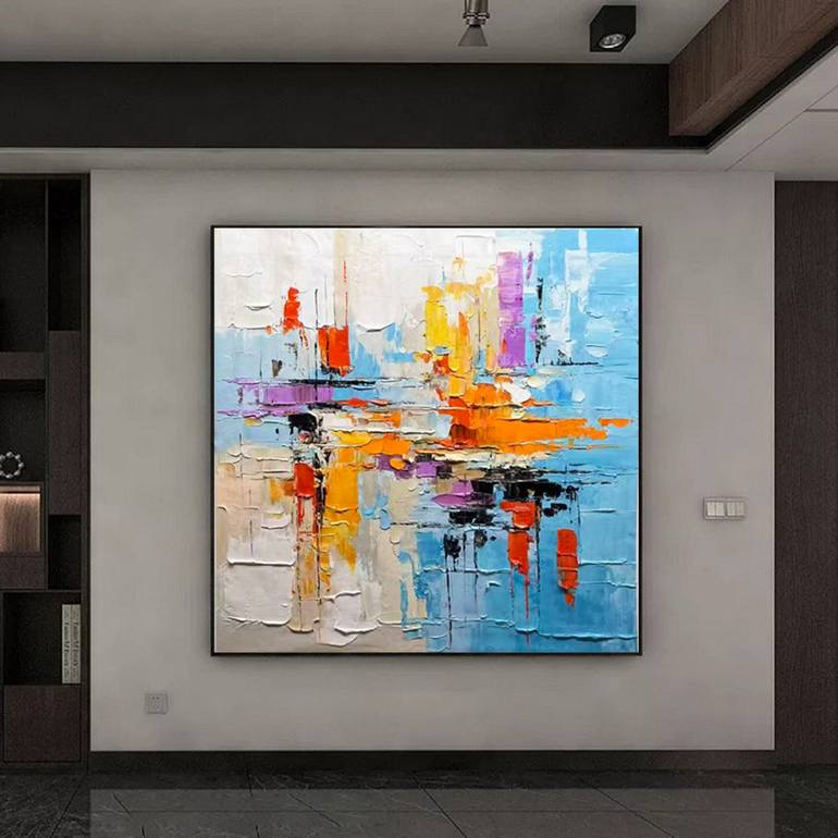 Original Abstract Expressionism Abstract Painting by Jingshen You