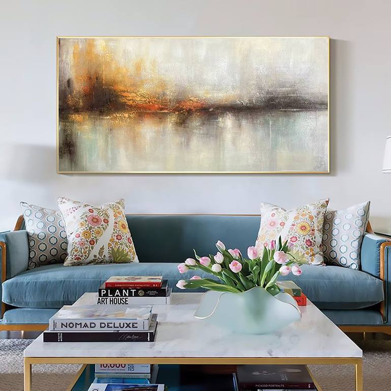 Original Abstract Expressionism Abstract Painting by Jingshen You