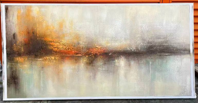 Original Abstract Expressionism Abstract Painting by Jingshen You