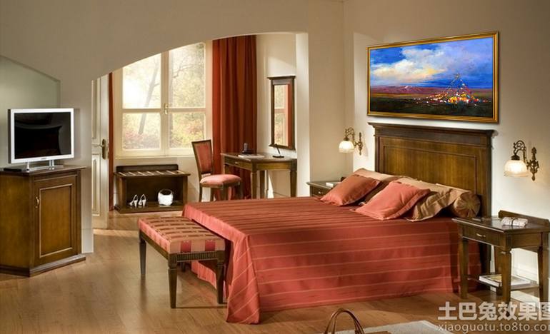 Original Art Deco Landscape Painting by Jingshen You