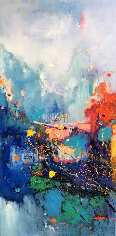 Original Abstract Expressionism Abstract Paintings by jingshen you