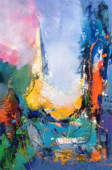 Print of Abstract Expressionism Abstract Paintings by jingshen you