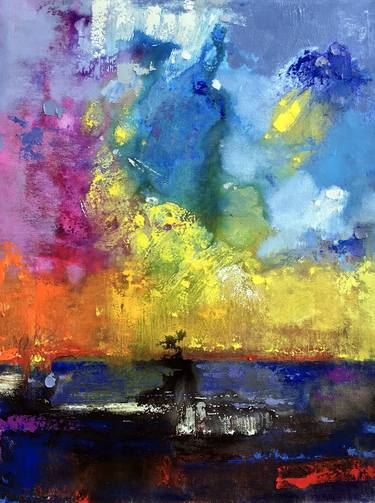 Original Fine Art Abstract Paintings by jingshen you