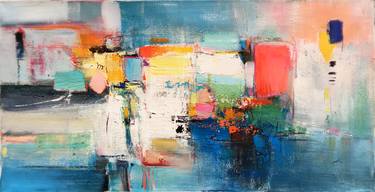 Original Art Deco Abstract Paintings by jingshen you