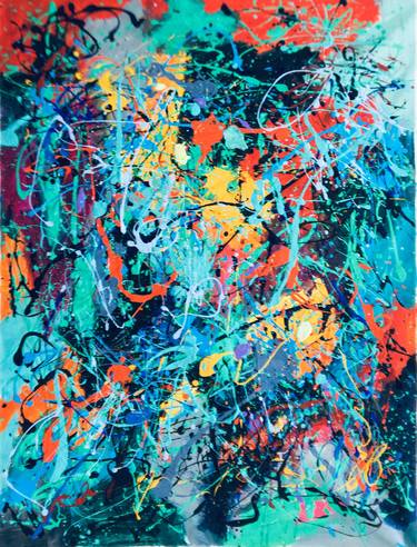 Print of Abstract Expressionism Abstract Paintings by jingshen you