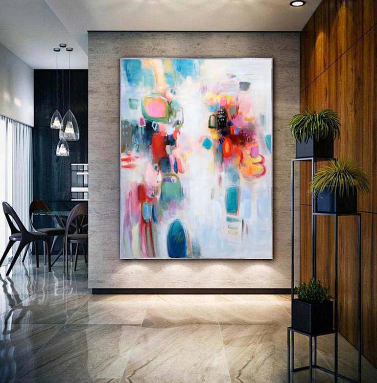 Original Abstract Expressionism Abstract Painting by jingshen you