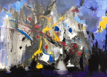 Print of Abstract Expressionism Abstract Paintings by jingshen you