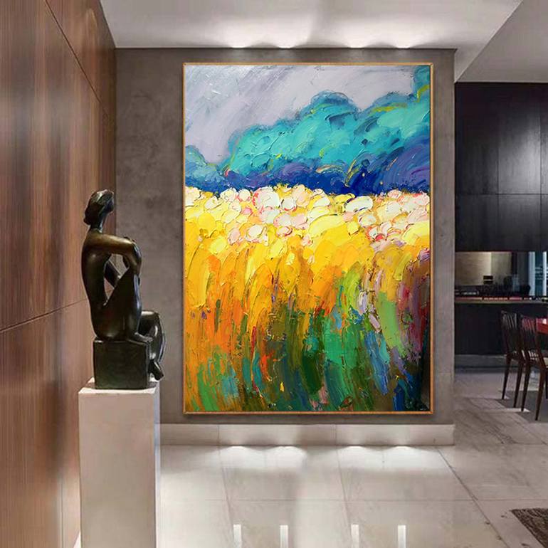 Original Abstract Expressionism Abstract Painting by jingshen you