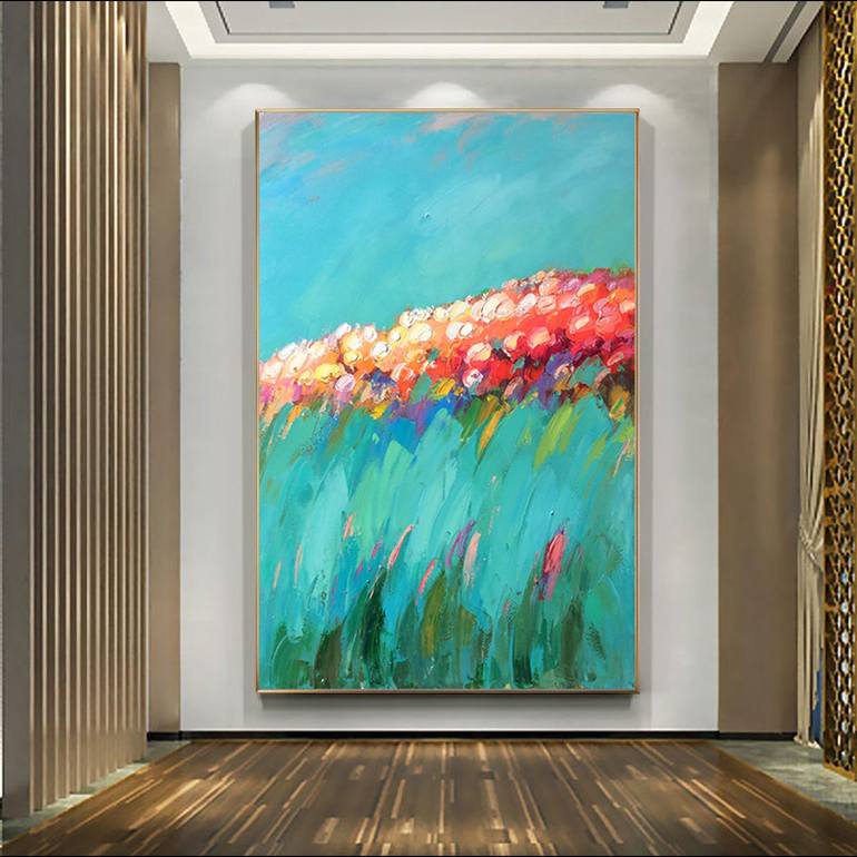 Original Abstract Expressionism Abstract Painting by Jingshen You
