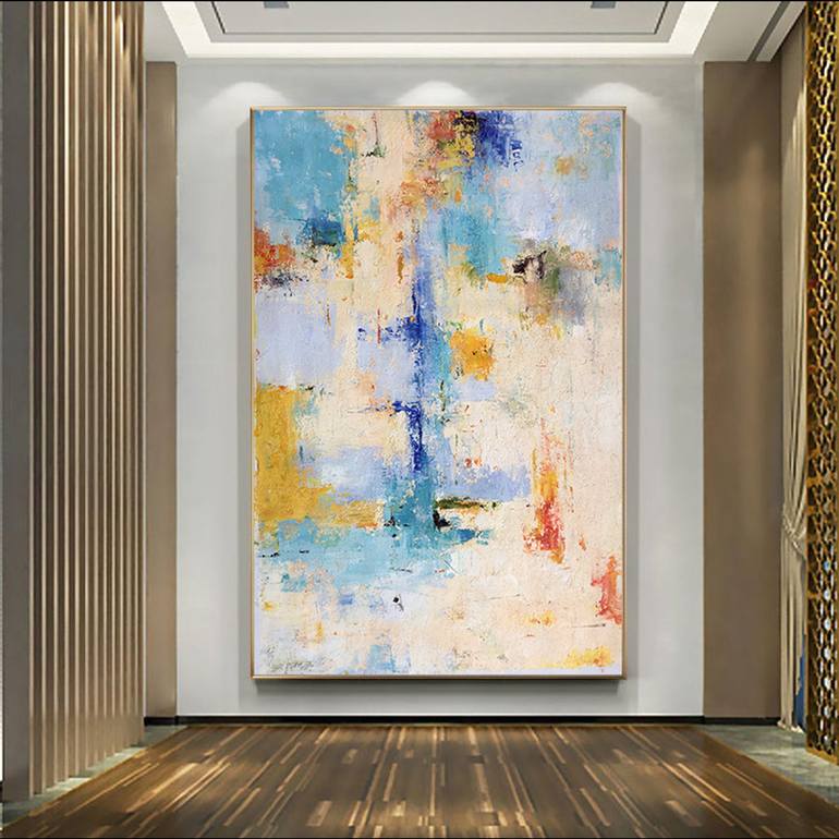 Original Abstract Expressionism Abstract Painting by Jingshen You