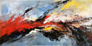 Print of Abstract Expressionism Abstract Paintings by jingshen you