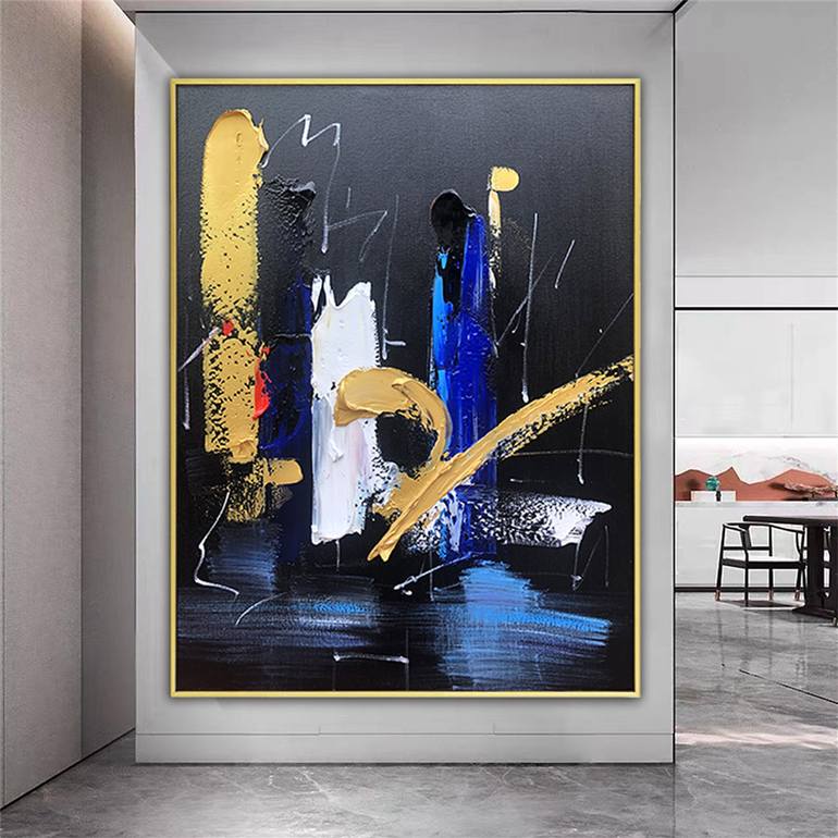 Original Abstract Expressionism Abstract Painting by jingshen you