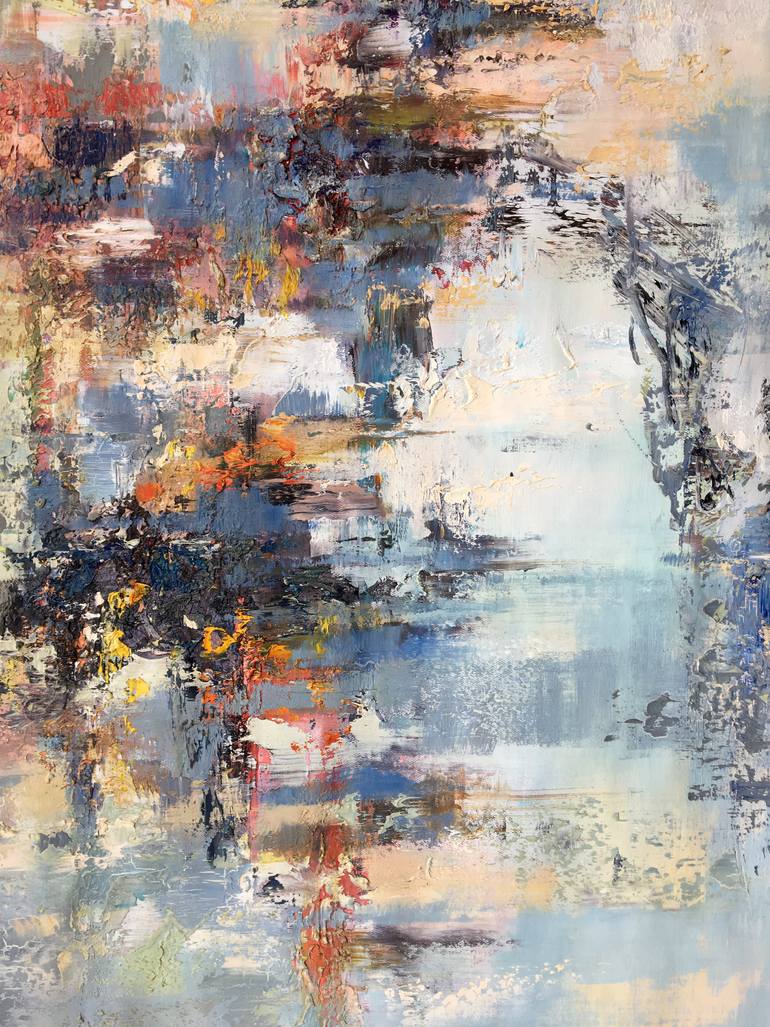 Original Abstract Expressionism Abstract Painting by Jingshen You