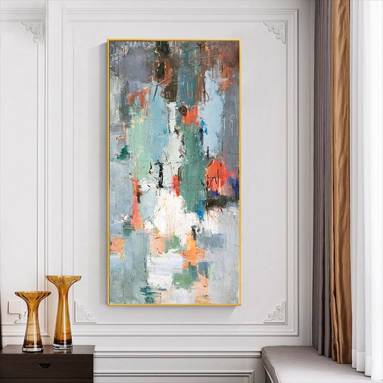 Original Abstract Expressionism Abstract Painting by Jingshen You