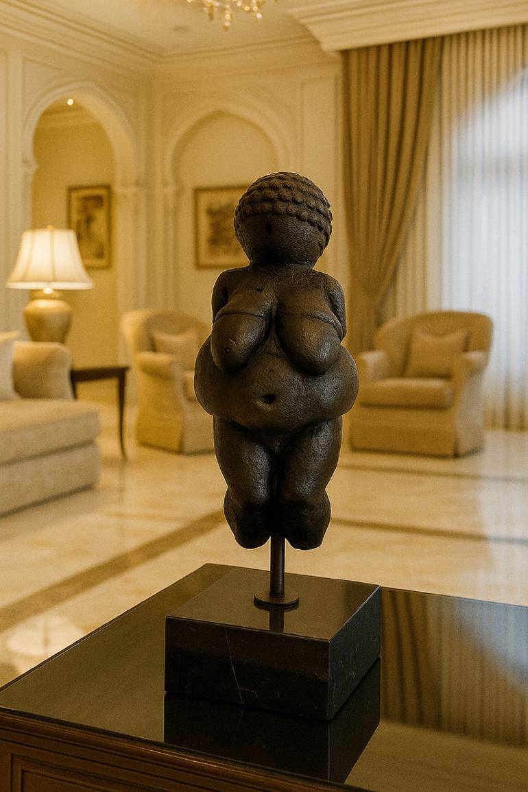 Original Abstract Women Sculpture by Ariane Von Bornstedt