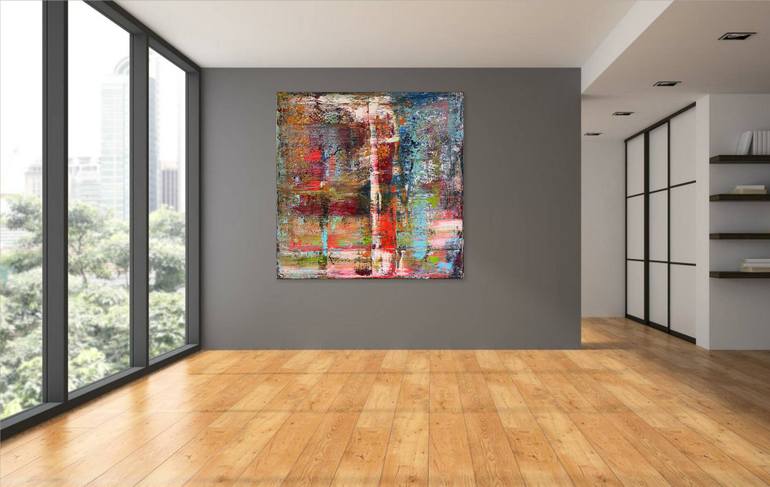Original Art Deco Abstract Painting by Ariane Brandt