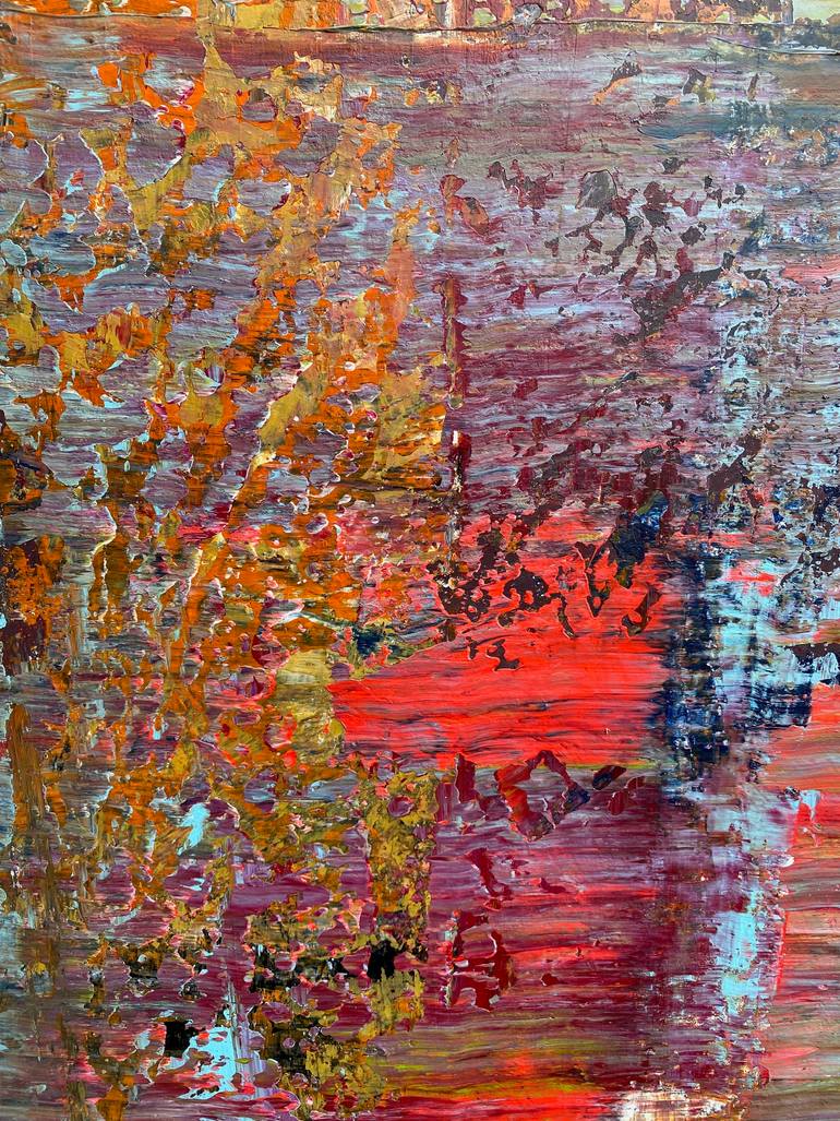 Original Art Deco Abstract Painting by Ariane Brandt