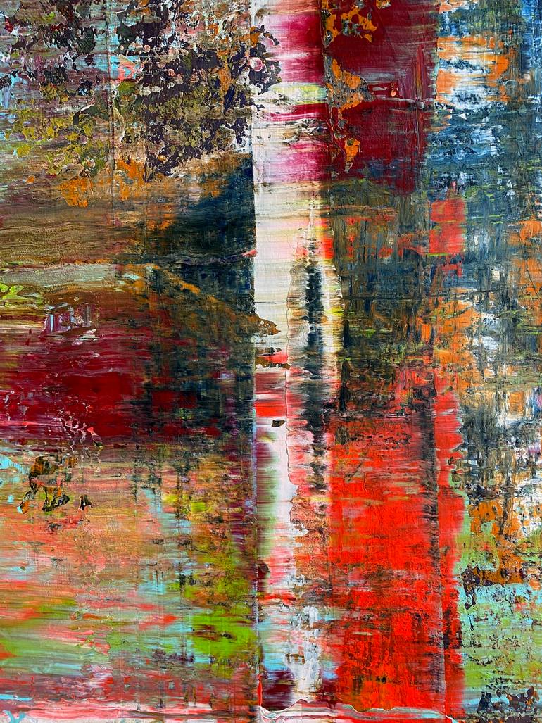 Original Art Deco Abstract Painting by Ariane Brandt